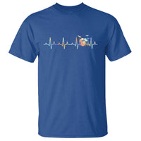 Drums Heartbeat T Shirt Drummer Percussionist Silhouette - Wonder Print Shop