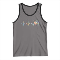 Drums Heartbeat Tank Top Drummer Percussionist Silhouette - Wonder Print Shop