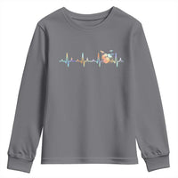 Drums Heartbeat Youth Sweatshirt Drummer Percussionist Silhouette - Wonder Print Shop