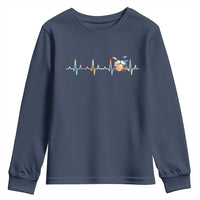 Drums Heartbeat Youth Sweatshirt Drummer Percussionist Silhouette - Wonder Print Shop