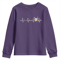 Drums Heartbeat Youth Sweatshirt Drummer Percussionist Silhouette - Wonder Print Shop