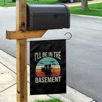 Funny Drummer Garden Flag Drum Set Drumming Lovers I'll Be In The Basement - Wonder Print Shop
