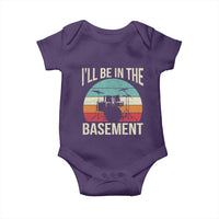 Funny Drummer Baby Onesie Drum Set Drumming Lovers I'll Be In The Basement - Wonder Print Shop