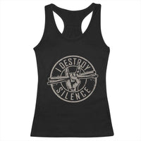 Funny Drummer Racerback Tank Top Musician Gift Percussion Lover - Wonder Print Shop