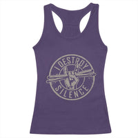 Funny Drummer Racerback Tank Top Musician Gift Percussion Lover - Wonder Print Shop