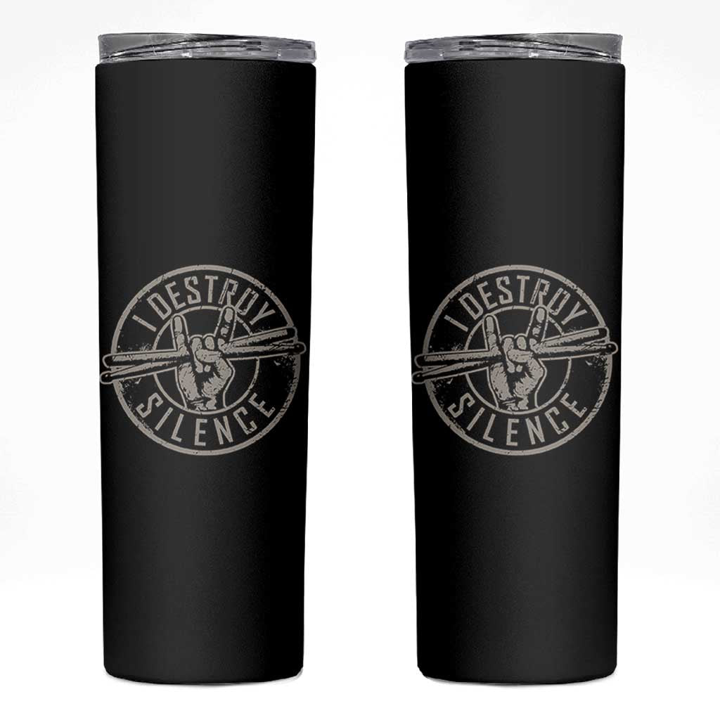 Funny Drummer Skinny Tumbler Musician Gift Percussion Lover - Wonder Print Shop