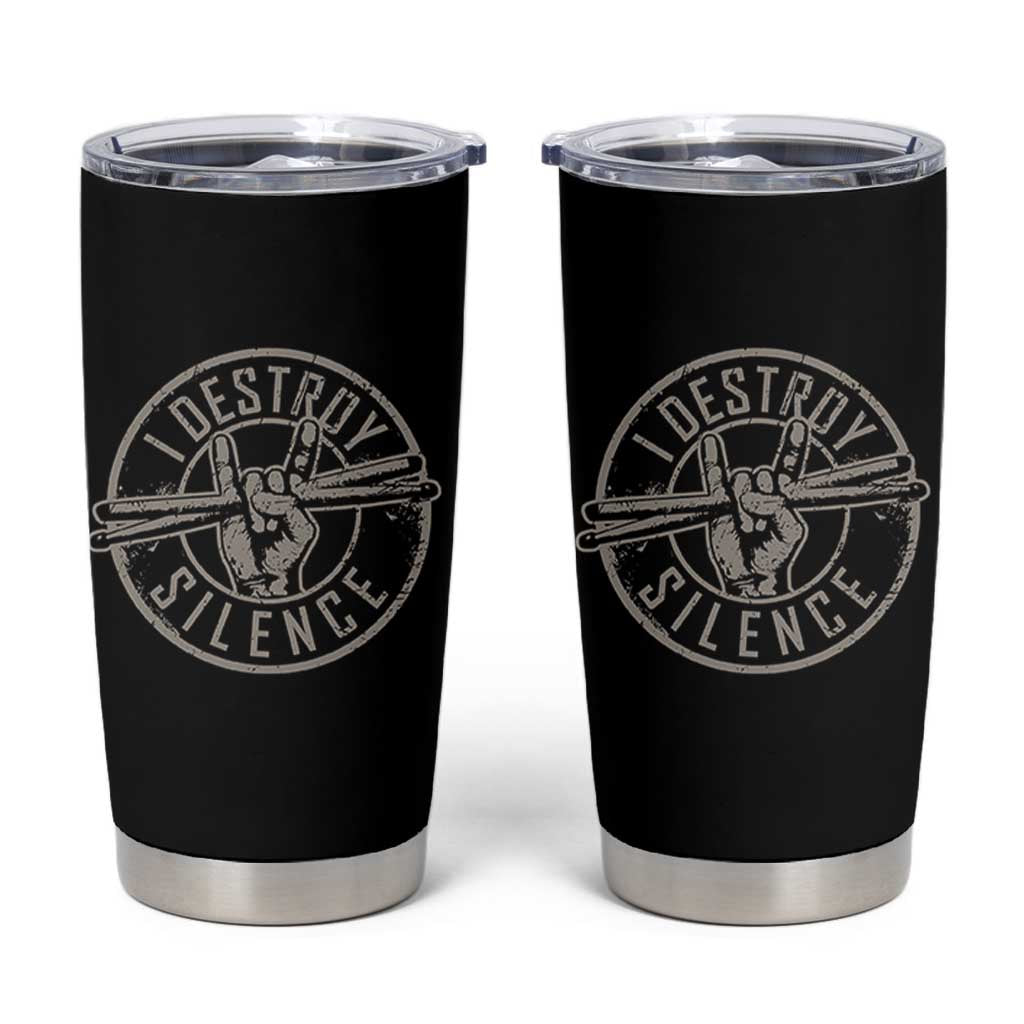 Funny Drummer Tumbler Cup Musician Gift Percussion Lover - Wonder Print Shop