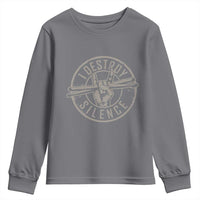 Funny Drummer Youth Sweatshirt Musician Gift Percussion Lover - Wonder Print Shop