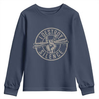 Funny Drummer Youth Sweatshirt Musician Gift Percussion Lover - Wonder Print Shop