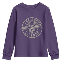 Funny Drummer Youth Sweatshirt Musician Gift Percussion Lover - Wonder Print Shop