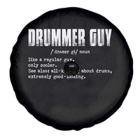 Funny Drummer Guy Spare Tire Cover Definition Vintage Drums Drumming - Wonder Print Shop
