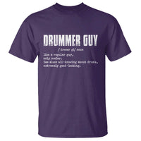 Funny Drummer Guy T Shirt Definition Vintage Drums Drumming - Wonder Print Shop