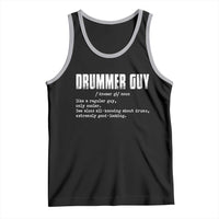 Funny Drummer Guy Tank Top Definition Vintage Drums Drumming - Wonder Print Shop