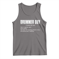 Funny Drummer Guy Tank Top Definition Vintage Drums Drumming - Wonder Print Shop