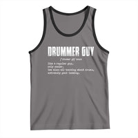 Funny Drummer Guy Tank Top Definition Vintage Drums Drumming - Wonder Print Shop
