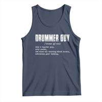 Funny Drummer Guy Tank Top Definition Vintage Drums Drumming - Wonder Print Shop