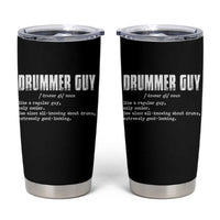 Funny Drummer Guy Tumbler Cup Definition Vintage Drums Drumming - Wonder Print Shop
