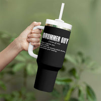 Funny Drummer Guy Tumbler With Handle Definition Vintage Drums Drumming - Wonder Print Shop