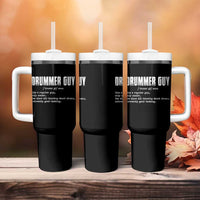 Funny Drummer Guy Tumbler With Handle Definition Vintage Drums Drumming - Wonder Print Shop