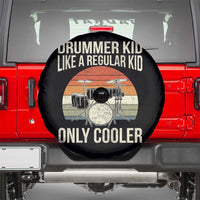 Funny Drummer Kid Spare Tire Cover Like A Regular Kid But Cooler Boys Girls Kids - Wonder Print Shop