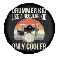 Funny Drummer Kid Spare Tire Cover Like A Regular Kid But Cooler Boys Girls Kids - Wonder Print Shop