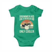 Funny Drummer Kid Baby Onesie Like A Regular Kid But Cooler Boys Girls Kids - Wonder Print Shop