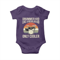 Funny Drummer Kid Baby Onesie Like A Regular Kid But Cooler Boys Girls Kids - Wonder Print Shop