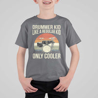 Funny Drummer Kid T Shirt For Kid Like A Regular Kid But Cooler Boys Girls Kids - Wonder Print Shop
