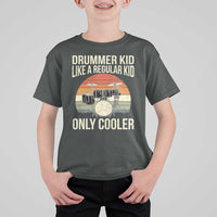 Funny Drummer Kid T Shirt For Kid Like A Regular Kid But Cooler Boys Girls Kids - Wonder Print Shop
