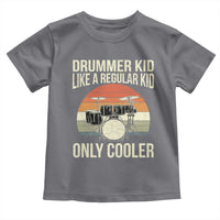 Funny Drummer Kid Toddler T Shirt Like A Regular Kid But Cooler Boys Girls Kids - Wonder Print Shop