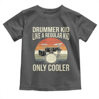 Funny Drummer Kid Toddler T Shirt Like A Regular Kid But Cooler Boys Girls Kids - Wonder Print Shop