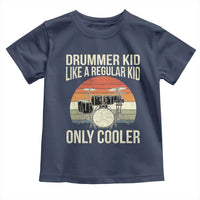 Funny Drummer Kid Toddler T Shirt Like A Regular Kid But Cooler Boys Girls Kids - Wonder Print Shop