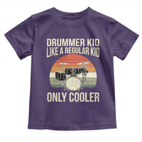 Funny Drummer Kid Toddler T Shirt Like A Regular Kid But Cooler Boys Girls Kids - Wonder Print Shop