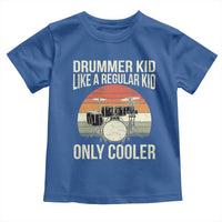 Funny Drummer Kid Toddler T Shirt Like A Regular Kid But Cooler Boys Girls Kids - Wonder Print Shop