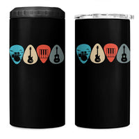 Guitar Pick 4 in 1 Can Cooler Tumbler Retro Music Instrument - Wonder Print Shop