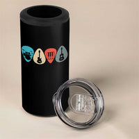 Guitar Pick 4 in 1 Can Cooler Tumbler Retro Music Instrument - Wonder Print Shop
