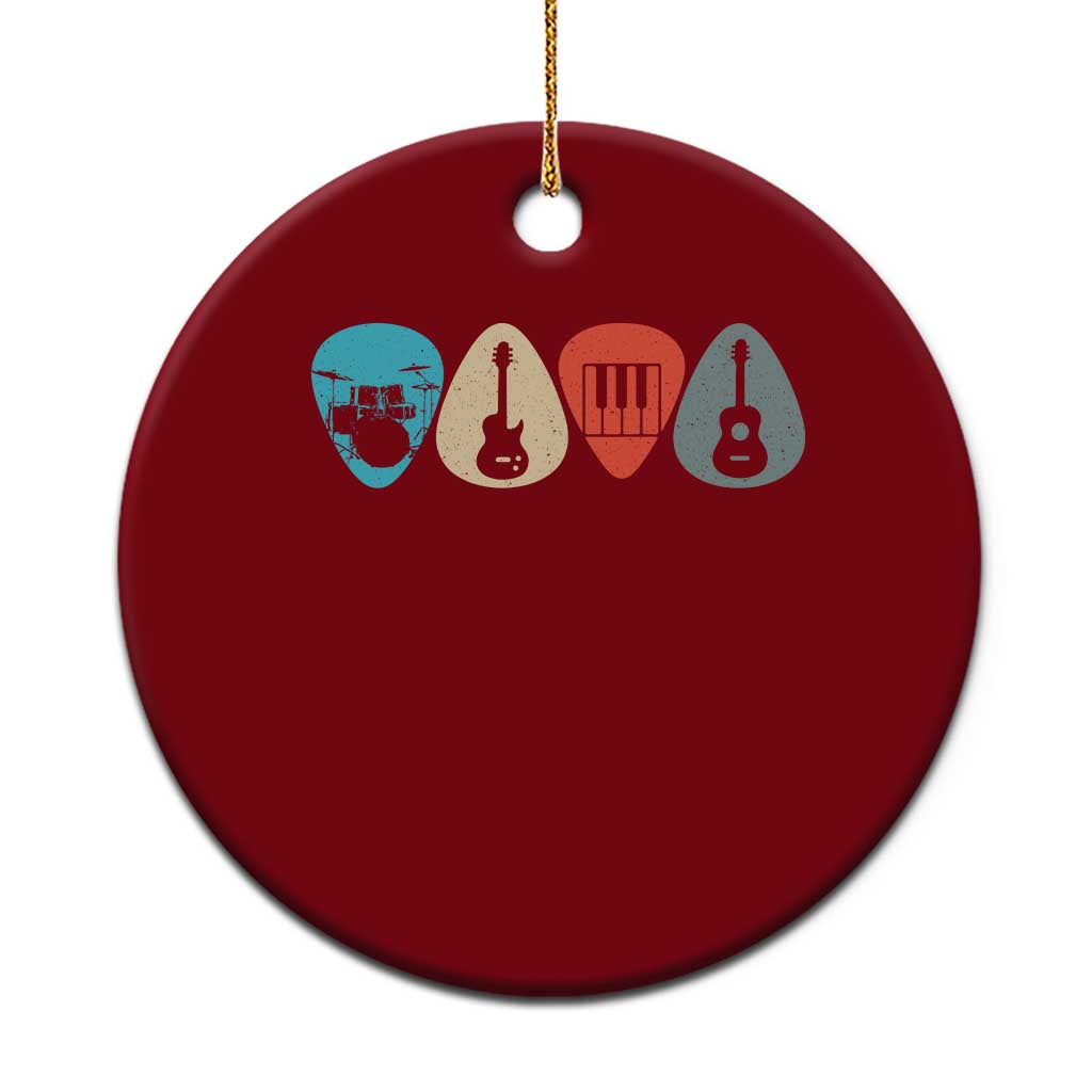 Guitar Pick Ceramic Ornament Retro Music Instrument - Wonder Print Shop