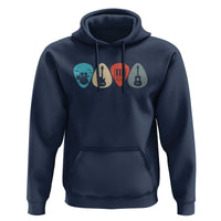 Guitar Pick Hoodie Retro Music Instrument - Wonder Print Shop