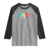 Guitar Pick Raglan Shirt Retro Music Instrument - Wonder Print Shop