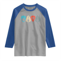 Guitar Pick Raglan Shirt Retro Music Instrument - Wonder Print Shop