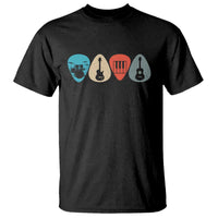 Guitar Pick T Shirt Retro Music Instrument - Wonder Print Shop