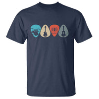 Guitar Pick T Shirt Retro Music Instrument - Wonder Print Shop