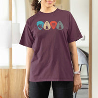 Guitar Pick T Shirt For Women Retro Music Instrument - Wonder Print Shop