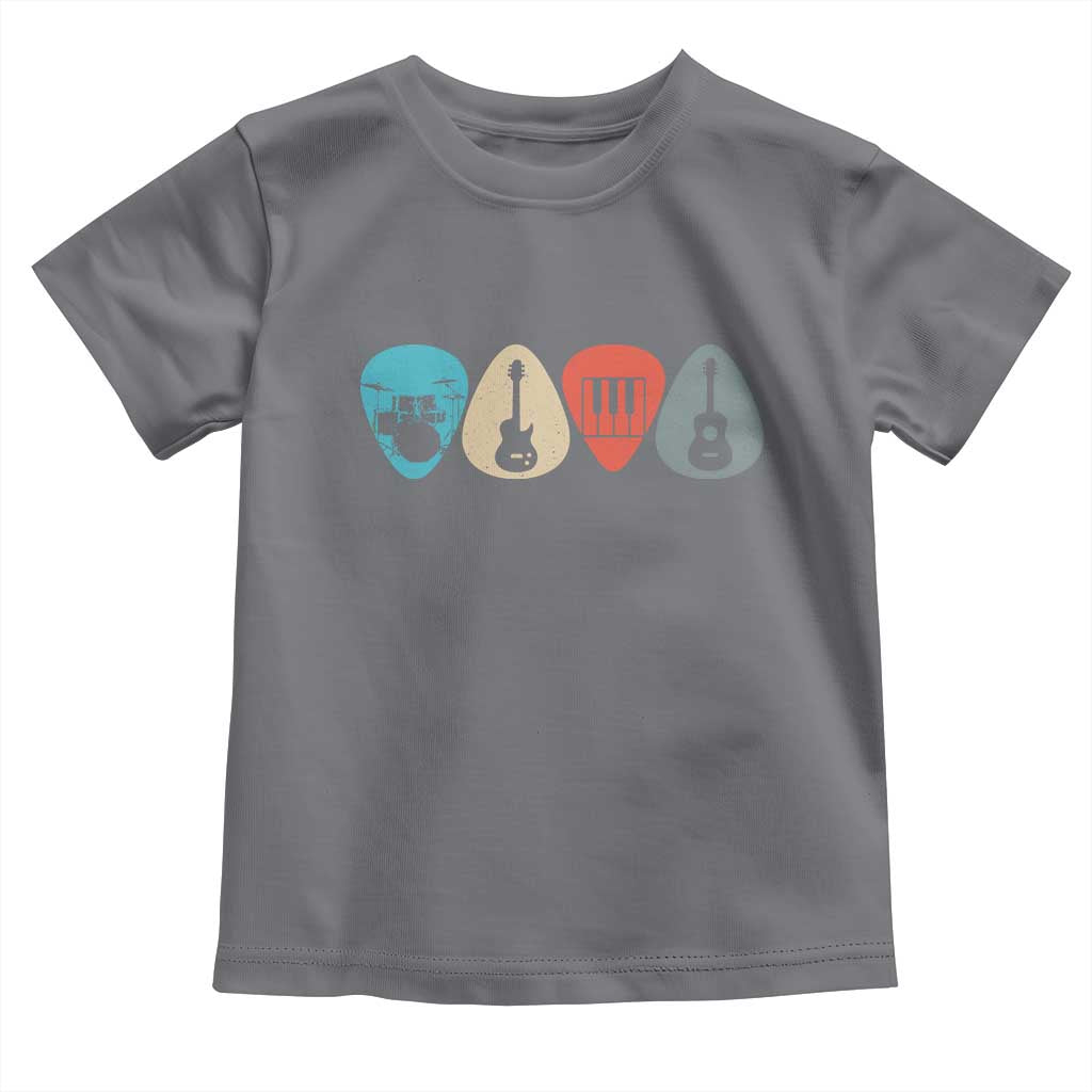 Guitar Pick Toddler T Shirt Retro Music Instrument - Wonder Print Shop