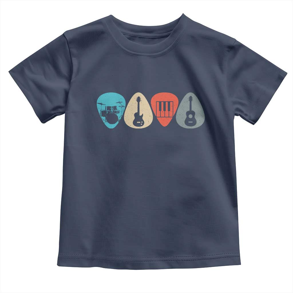 Guitar Pick Toddler T Shirt Retro Music Instrument - Wonder Print Shop