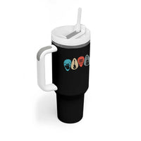 Guitar Pick Tumbler With Handle Retro Music Instrument - Wonder Print Shop