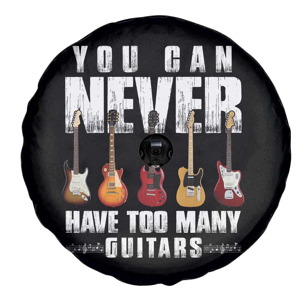 Funny Guitarist Spare Tire Cover You Can Never Have Too Many Guitars Music Life - Wonder Print Shop