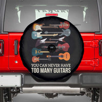 Funny Guitarist Spare Tire Cover You Can Never Have Too Many Guitars Vintage Guitar Lineup - Wonder Print Shop