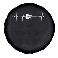 Guitar Heartbeat Spare Tire Cover Funny Guitarist Guitars Music Lovers - Wonder Print Shop