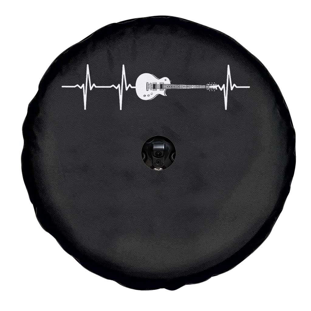 Guitar Heartbeat Spare Tire Cover Funny Guitarist Guitars Music Lovers - Wonder Print Shop